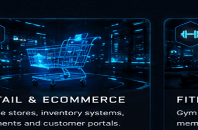 Retail & Ecommerce industry website systems by Alcatrax Technologies